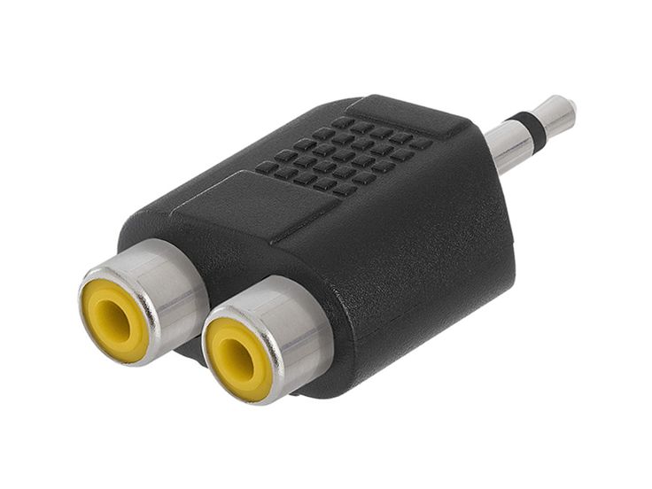 3.5mm to 2x RCA Splitter Adapter