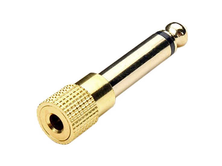 6.35mm to 3.5mm Gold Adapter