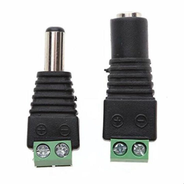 DC Power Screw Terminal Connector (Male & Female)