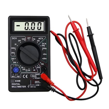 DT830B Digital Multimeter (Black)