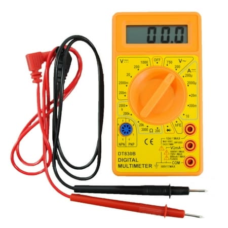 DT830B Digital Multimeter (Yellow)