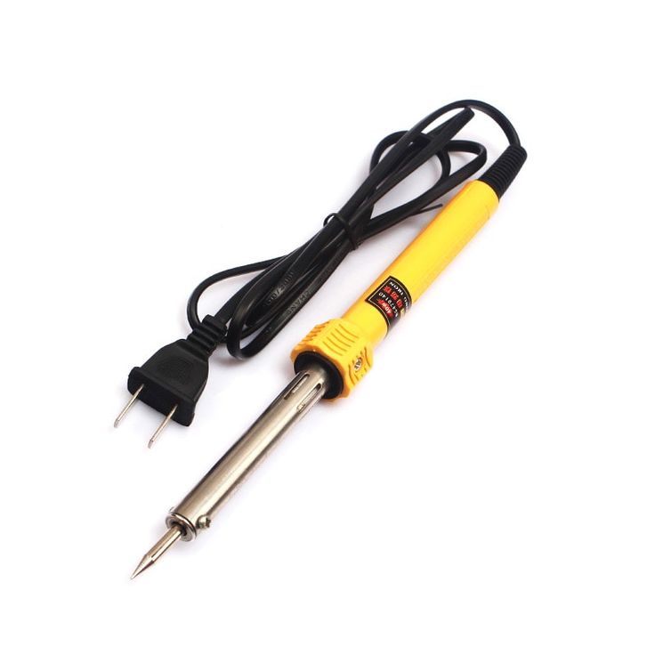 Electric Soldering Iron (Yellow Handle)