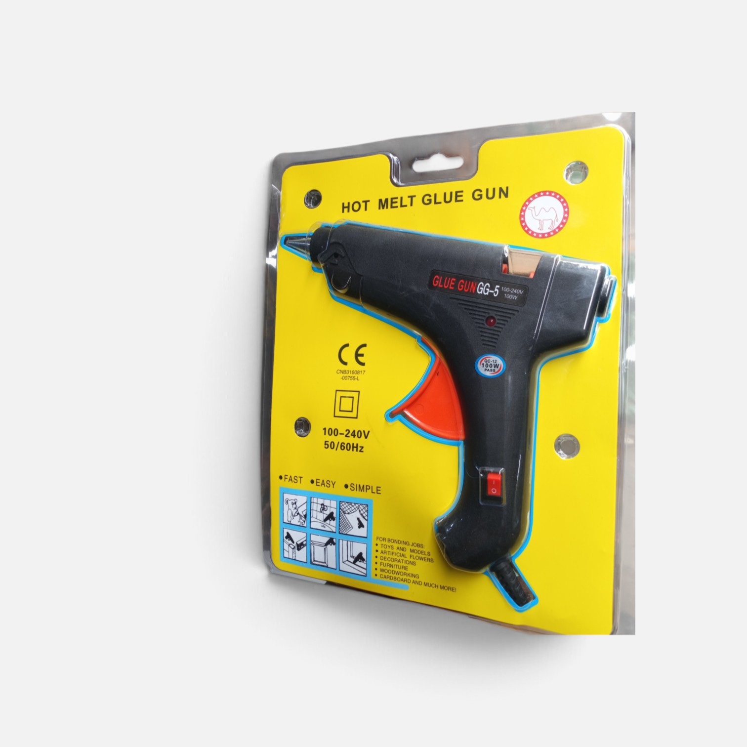 Hot Melt Glue Gun GG-5 (100W, Black)