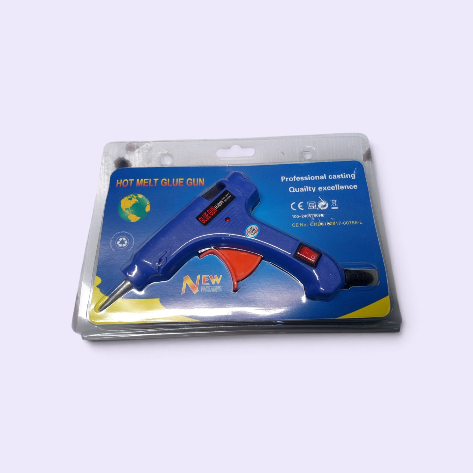 Hot Melt Glue Gun HJ005 (20W, Blue)