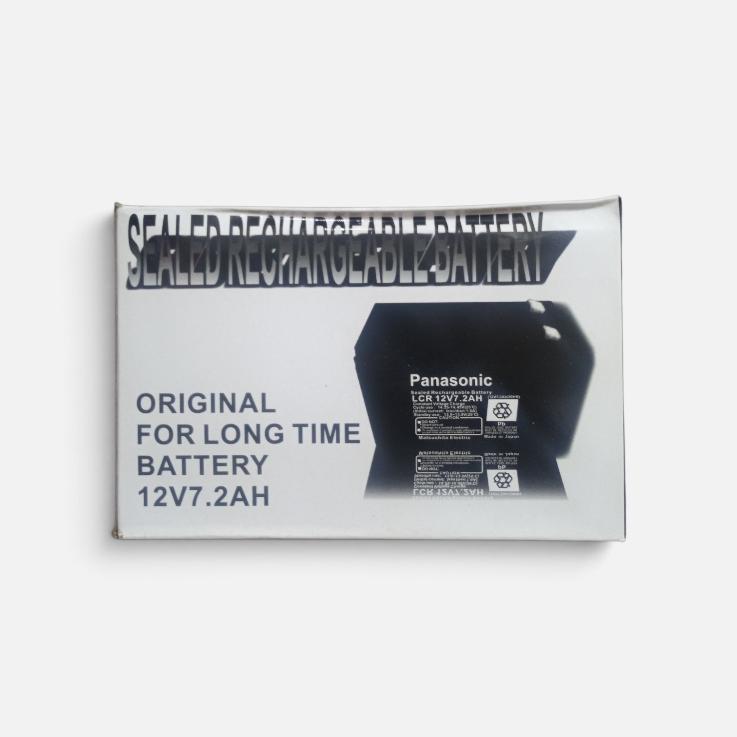 Panasonic LCR 12V 7.2Ah Sealed Rechargeable Battery