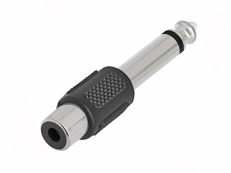 RCA Female to 6.35mm Male Adapter
