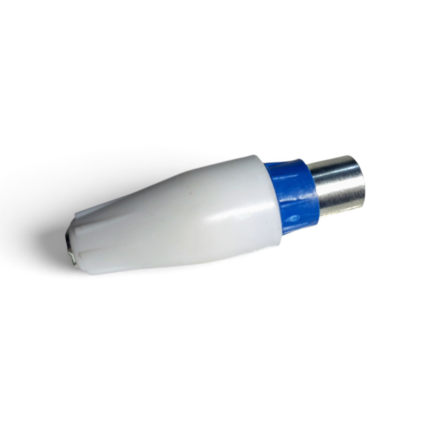 RCA Male Plug (White Plastic Body)