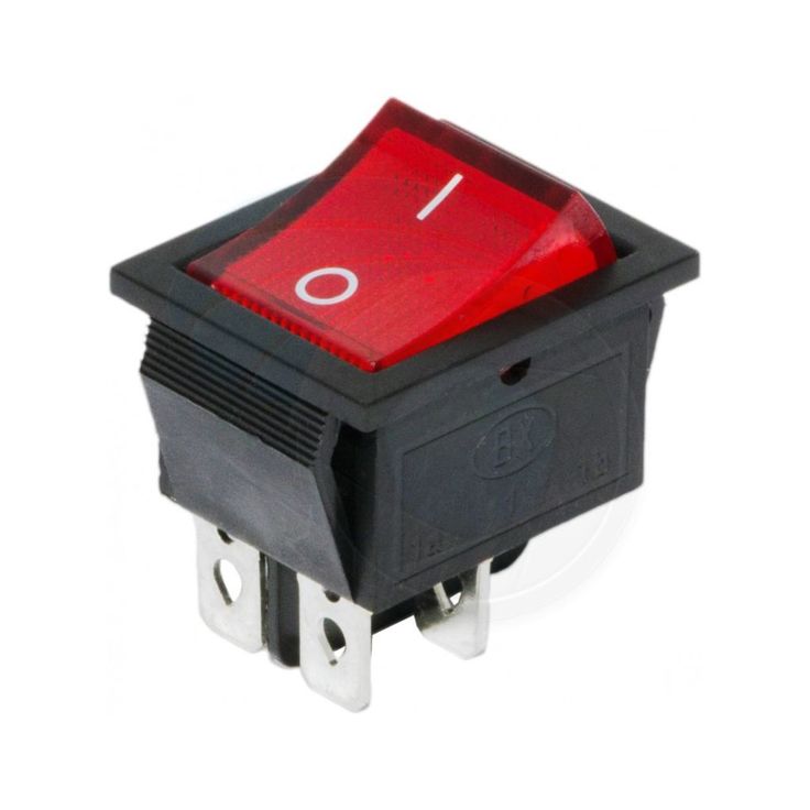Illuminated Rocker Switch (Red)