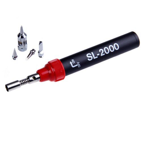 SL-2000 Gas Soldering Iron with Tips