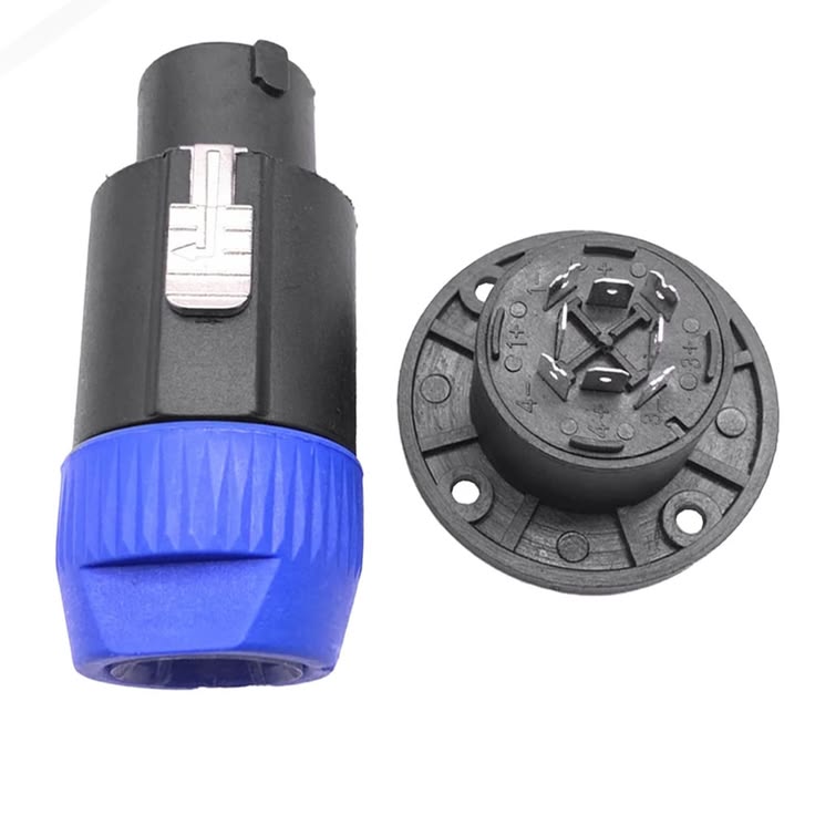 Speakon Connector & Panel Socket Set
