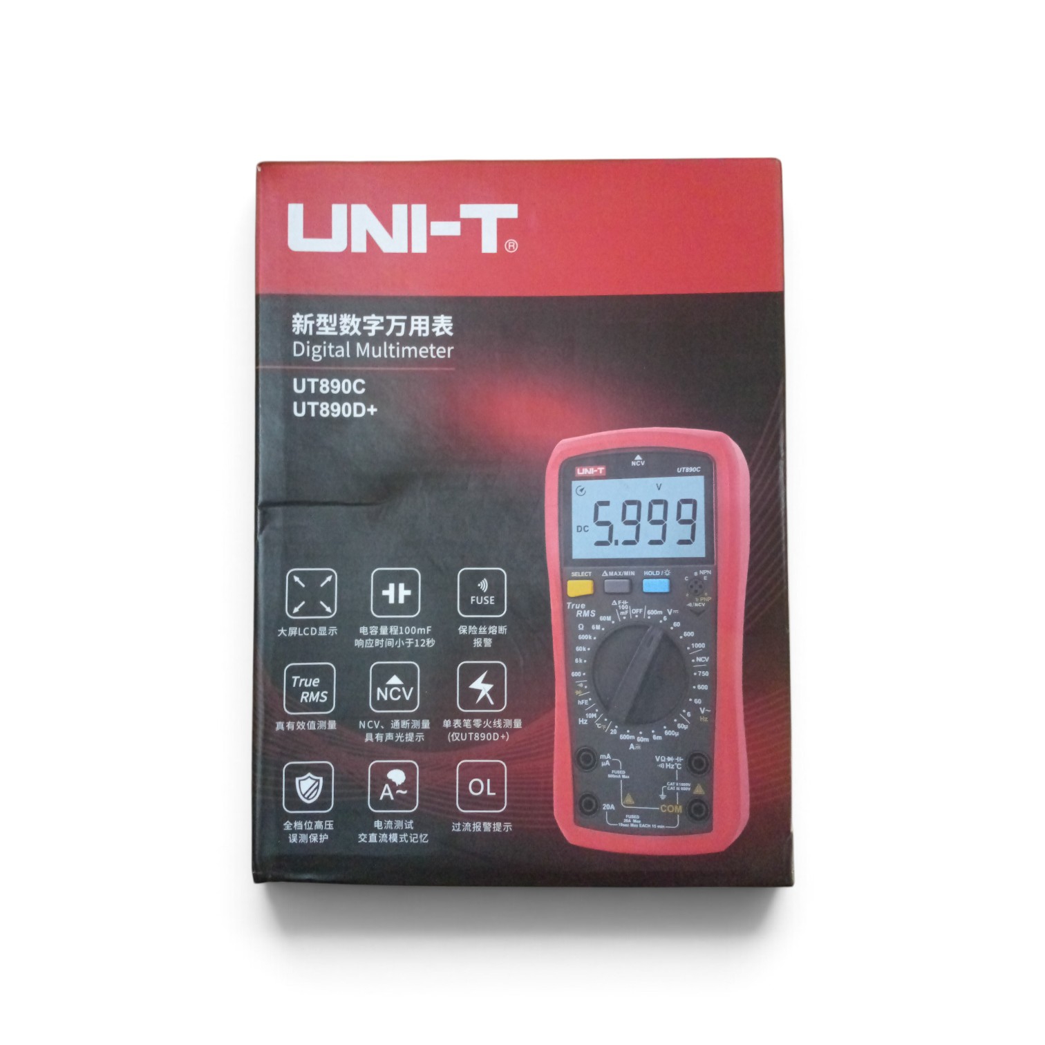 UNI-T UT890C / UT890D+ Digital Multimeter