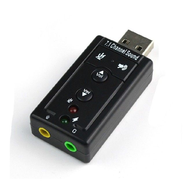 USB 7.1 Channel External Sound Card Adapter