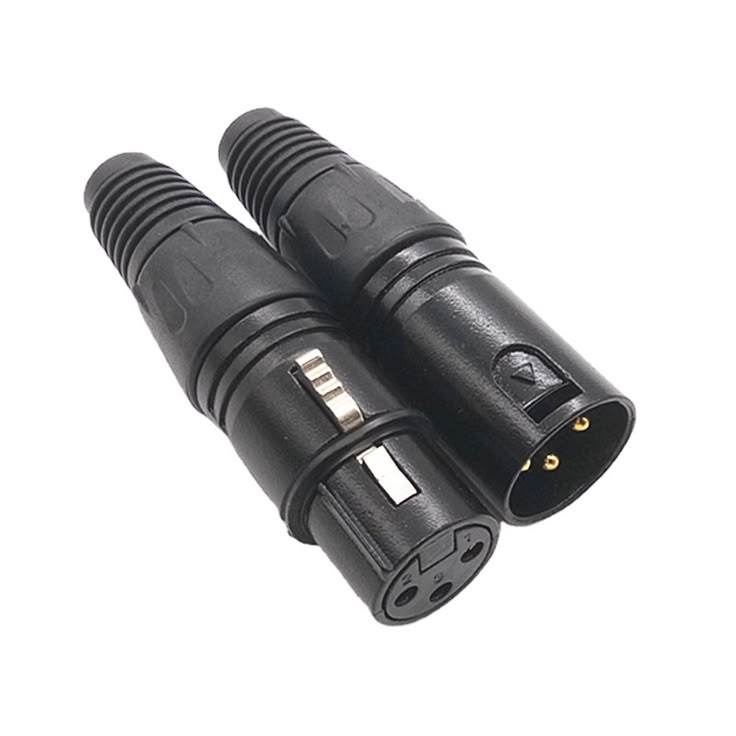 3-Pin XLR Male & Female Connector Set
