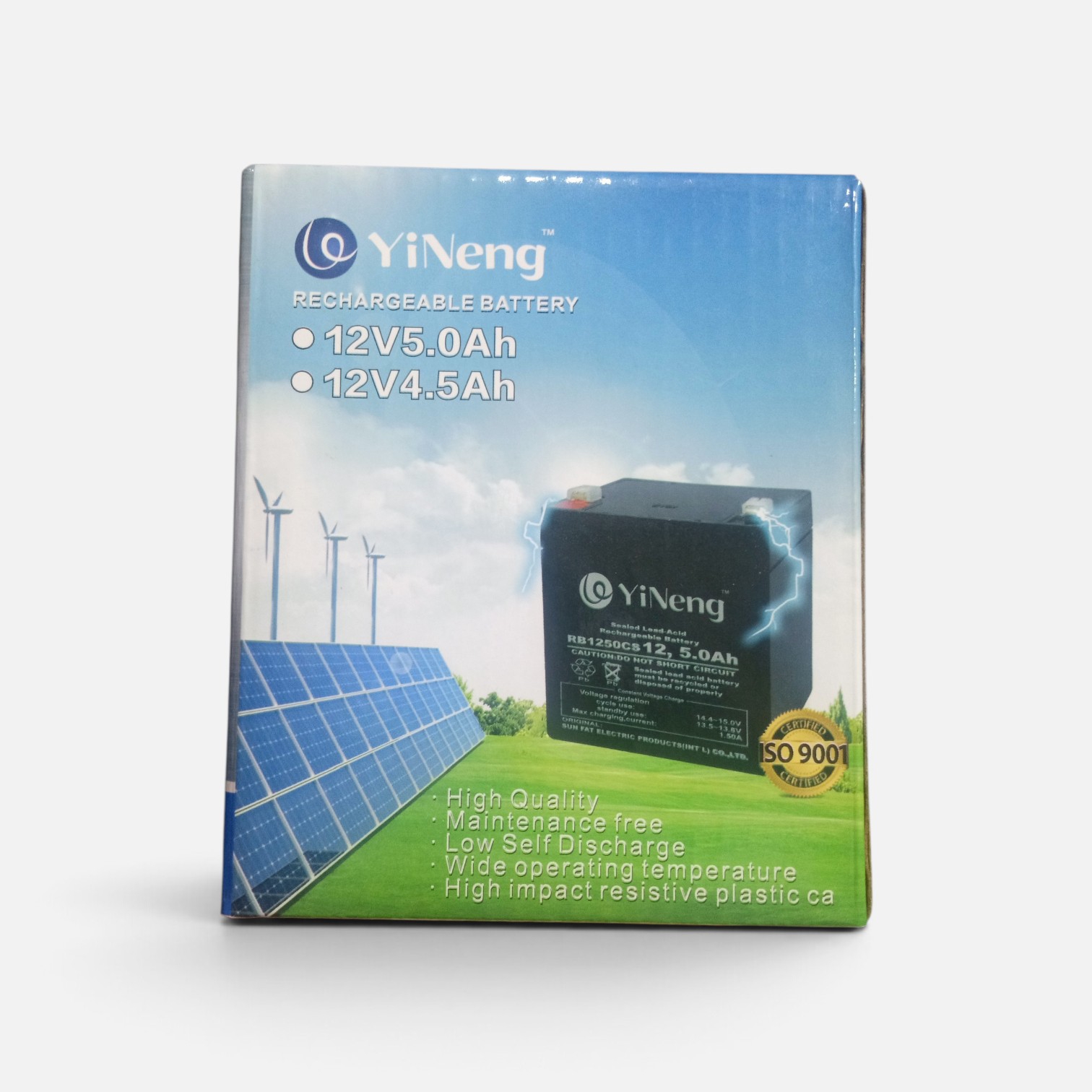 YiNeng 12V 5.0Ah Rechargeable Battery (RB1250CS)
