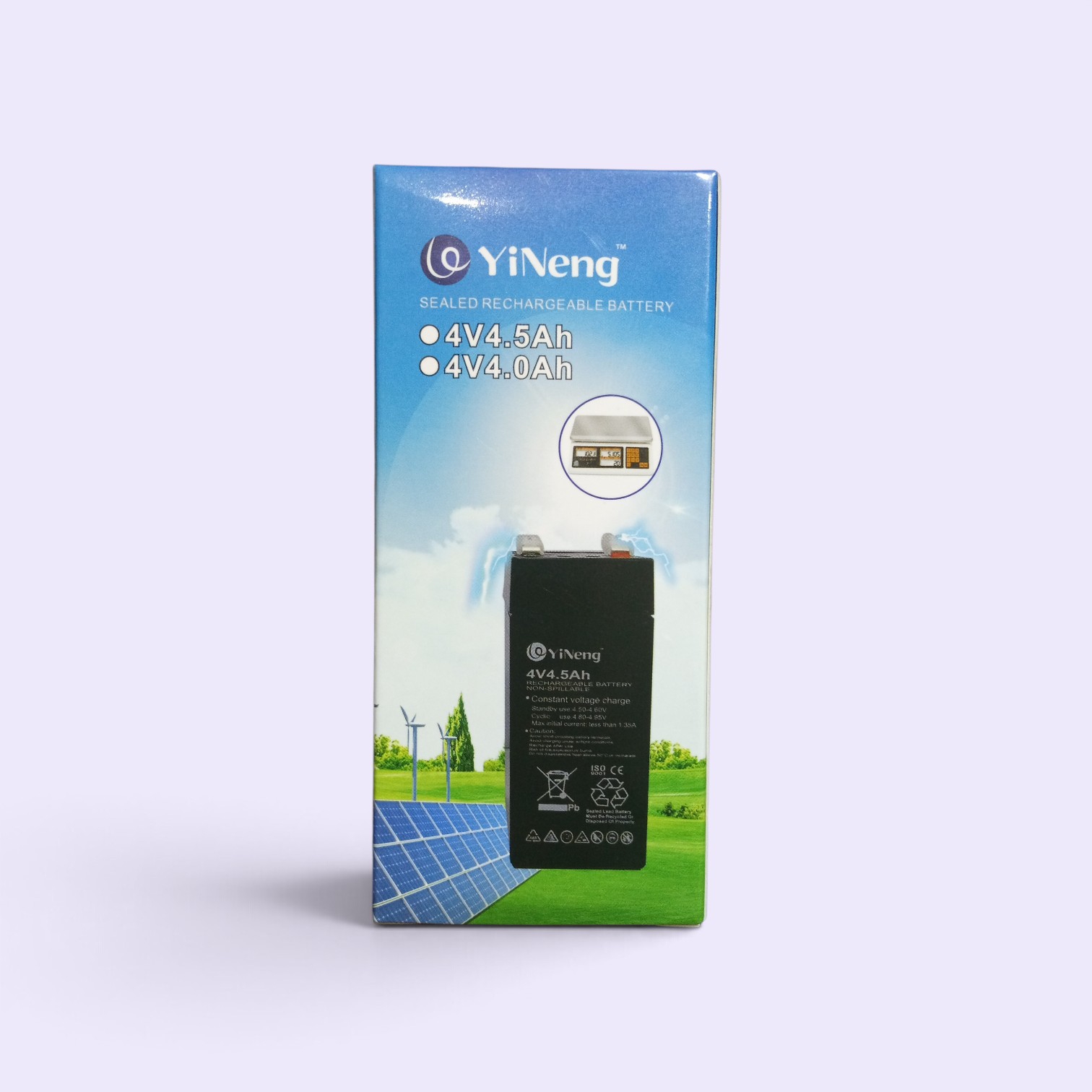 YiNeng 4V 4.5Ah Sealed Rechargeable Battery