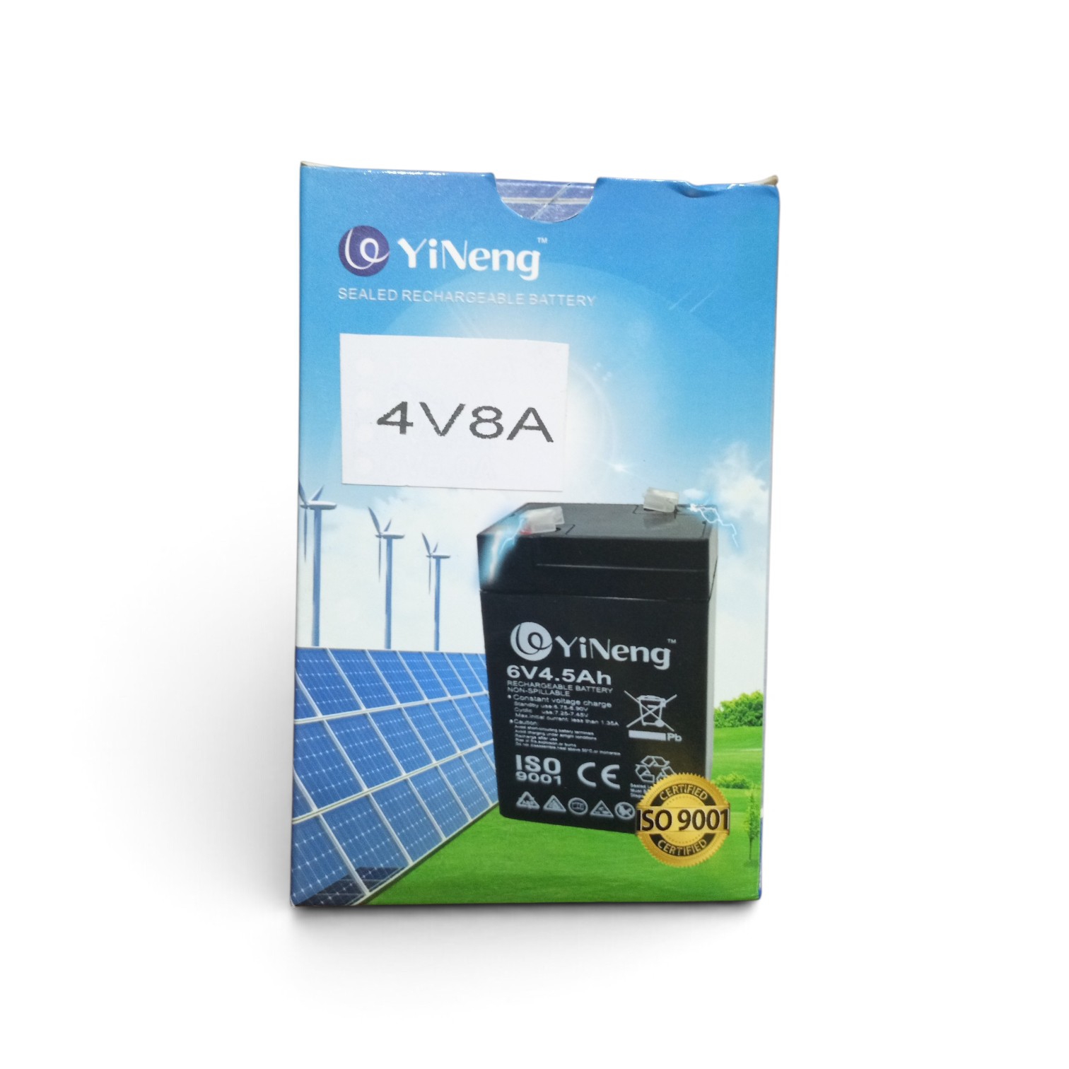 YiNeng 4V 8A Sealed Rechargeable Battery
